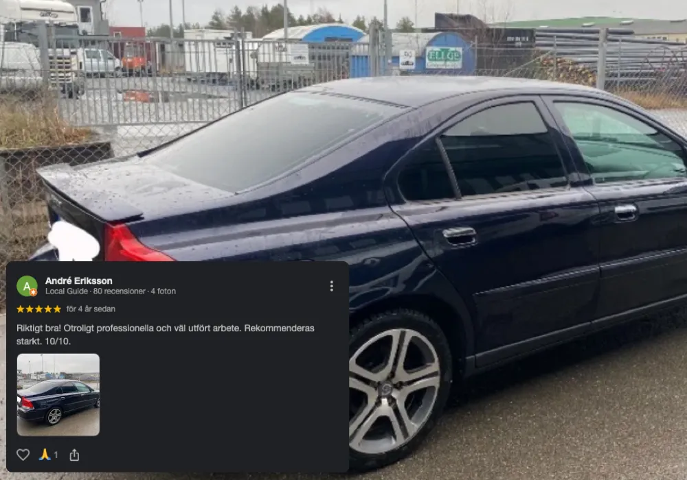 Tona Rutor med Solfilm FTF Cars AB Solfilm Sedan