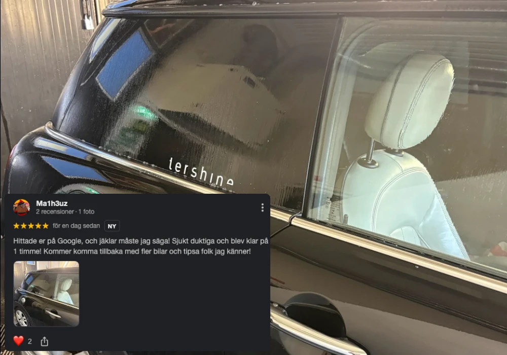 Tona Rutor med Solfilm FTF Cars AB Solfilm mini cooper