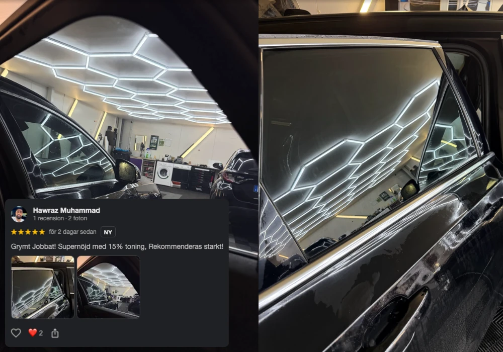 Tona Rutor med Solfilm FTF Cars AB 15% toning