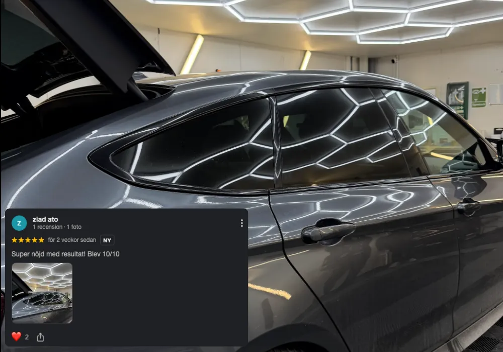 Tona Rutor med Solfilm FTF Cars AB Solfilm Audi