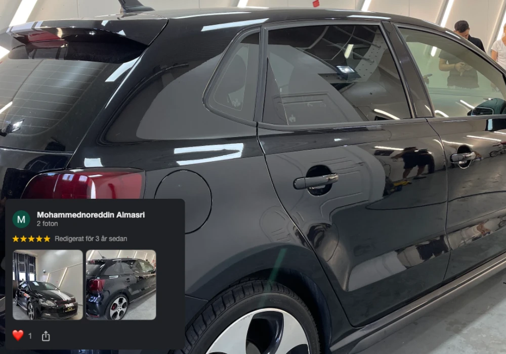 Tona Rutor med Solfilm FTF Cars AB topklass solfilm